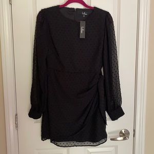 Lulus black mini dress